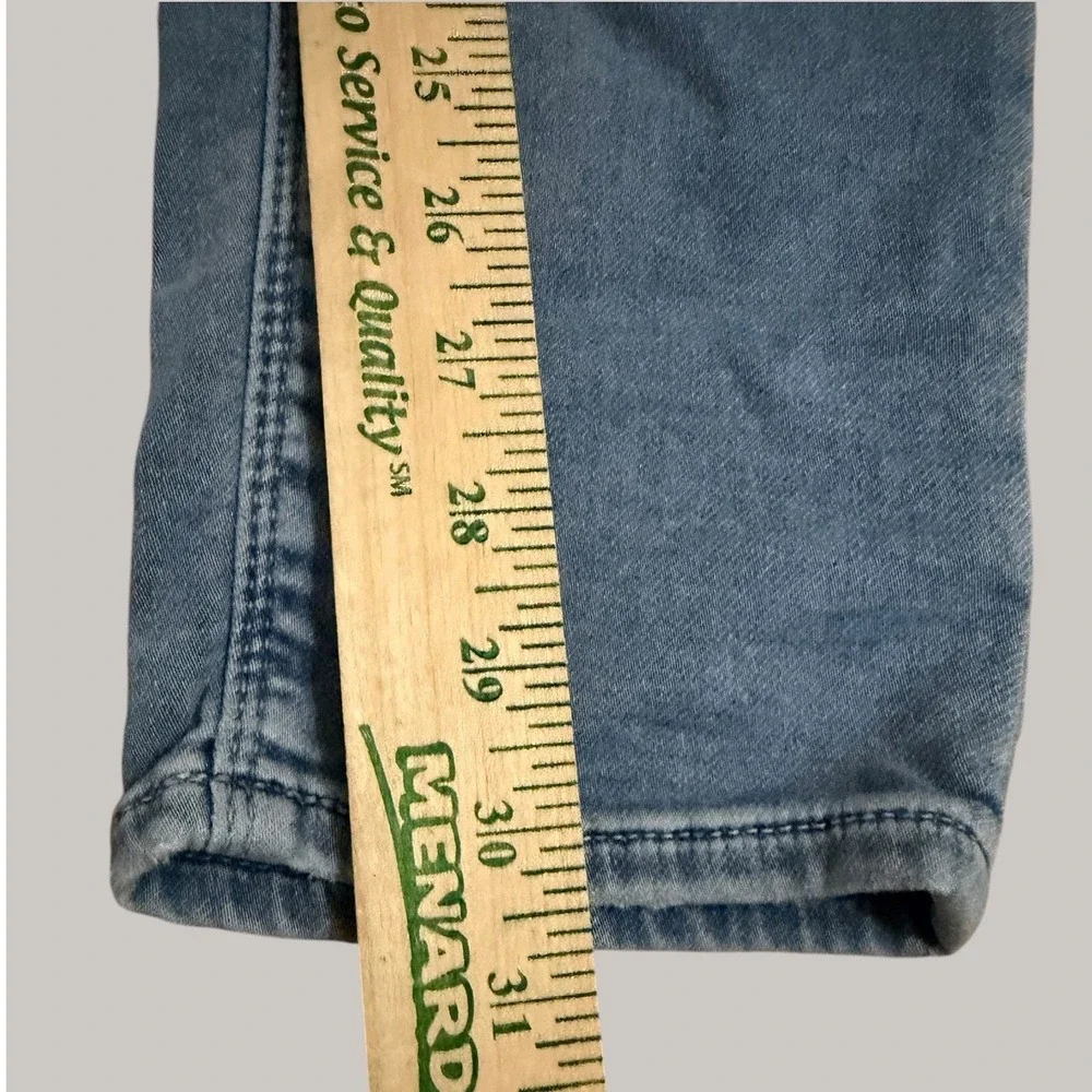 Antony Morato Don Giovanni Jeans Men 30 Light Blue Distressed Super Skinny Flex